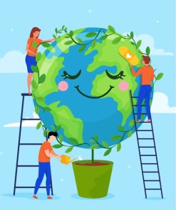 Earth-Inspired World Paint By Numbers