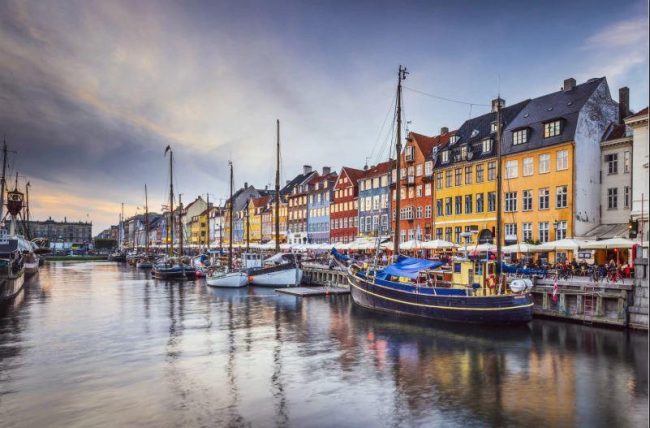 Copenhagen Harbor Cityscape Paint By Numbers