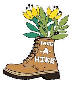 Floral Hiking Boot Paint By Numbers