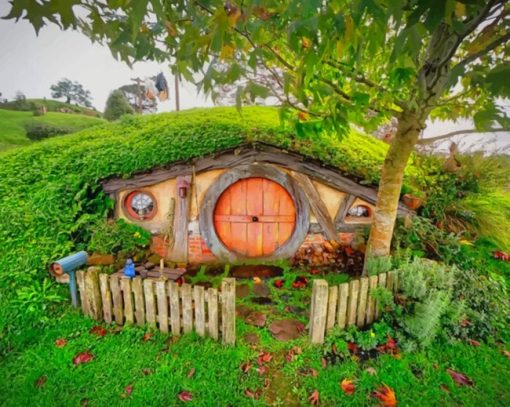 hobbit-hole-newzeland-paint-by-number-paint-by-numbers