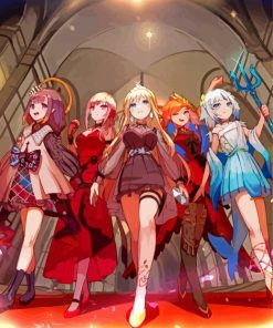 Hololive Anime Paint By Numbers