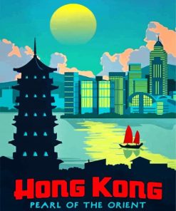 Hong Kong Skyline Paint By Numbers