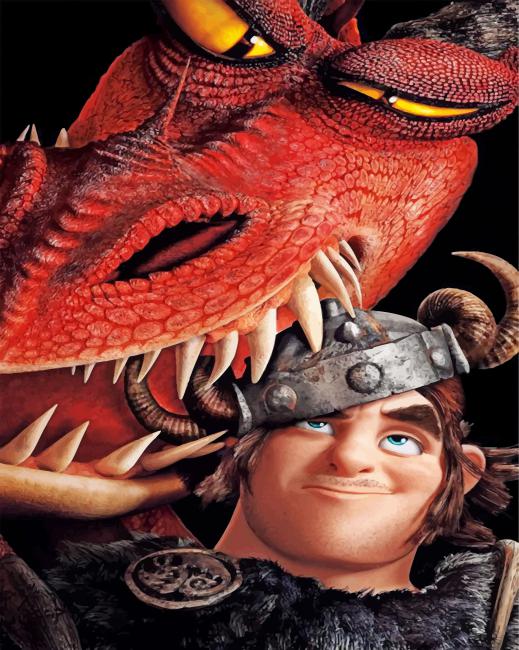 Finalizing How to Train Your Dragon artwork