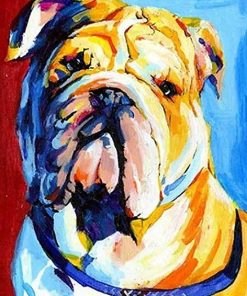 Bullish Bulldog DIY Paint By Numbers