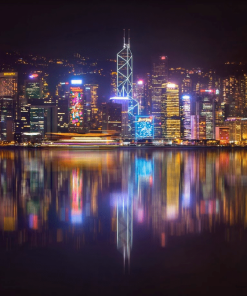 Hong Kong Skyline Cityscape Paint By Numbers