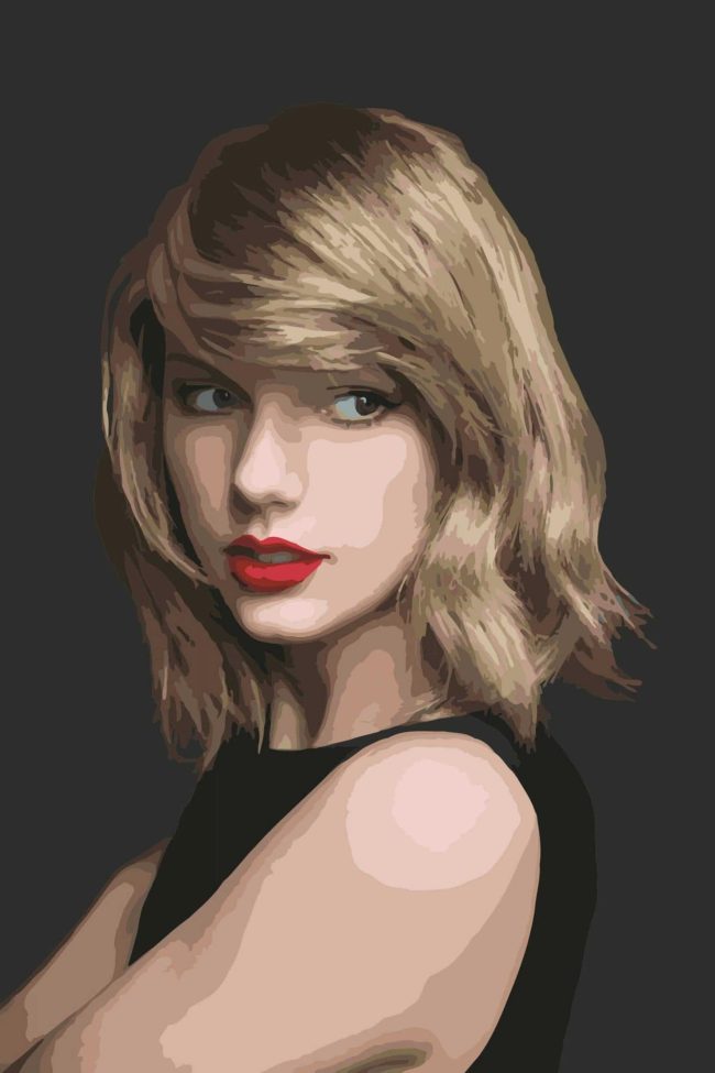 Beautiful Taylor Swift Craft Kit Paint By Numbers