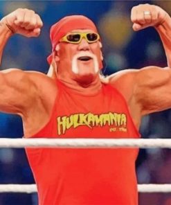Iconic Hulk Hogan Paint By Numbers
