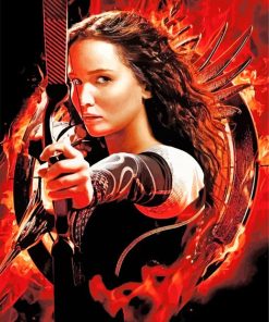 Jennifer Lawrence The Hunger Games Paint By Numbers