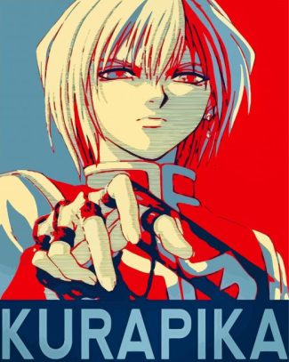 Kurapika Anime Art Paint By Numbers