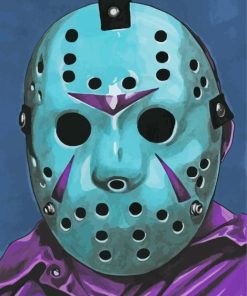 Illustration Jason Voorhees Paint By Numbers