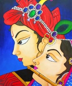 Indian Woman Paint By Numbers