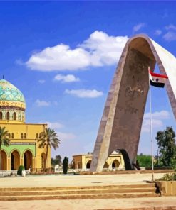 Iraq Buildings Paint By Numbers