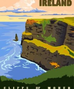 Cliffs of Moher Ireland Paint By Numbers