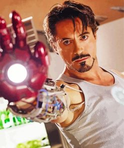 Tony Stark Superhero Paint By Numbers