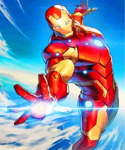 Iron Man Superheroes Paint By Numbers