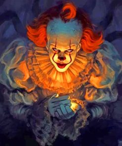 It Movie Clown Paint By Numbers
