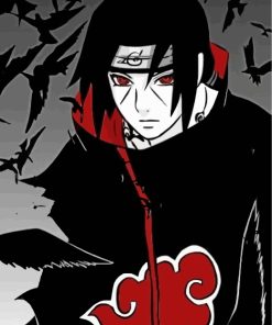 Itachi Uchiha Anime Paint By Numbers