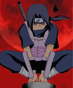 Itachi Uchiha Anime Paint By Numbers
