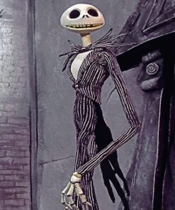 Jack Skellington Cartoon Paint By Numbers