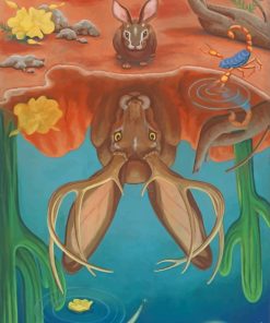 Jackalope Fantasy Bunny Paint By Numbers