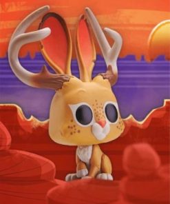 Jackalope Animal Art Paint By Numbers