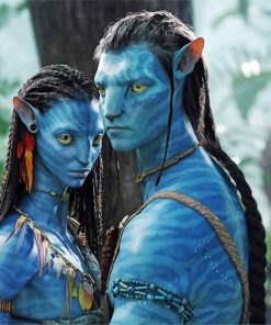 Avatar Jake and Neytiri Paint By Numbers