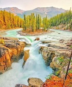 Explore Jasper National Park Scenery Paint By Numbers