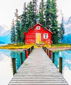 Jasper National Park Scenery Paint By Numbers