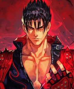 Jin Kazama Tekken Series Paint By Numbers