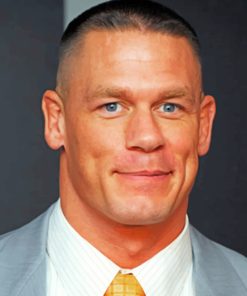 John Cena WWE Wrestling Icon Paint By Numbers