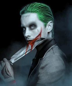 Joker Bloody Face Paint By Numbers