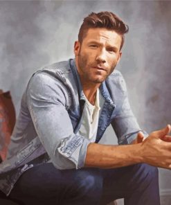 Julian Edelman Football Paint By Numbers