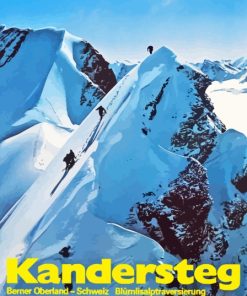 Kandersteg Scenic View Paint By Numbers