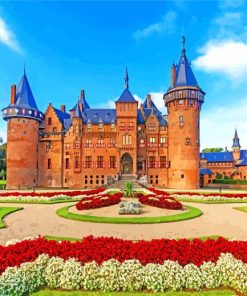 Utrecht's Stunning De Haar Castle Paint By Numbers