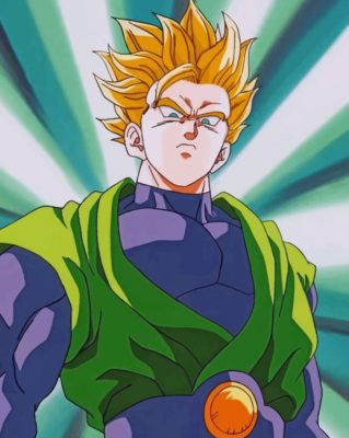 Dragon Ball Z Gohan Paint By Numbers