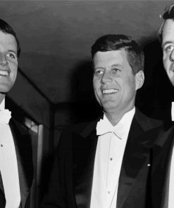 John F. Kennedy Portrait Paint By Numbers