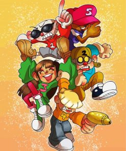 Cartoon Kids Next Door TV Series Paint By Numbers