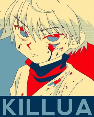 Killua Zoldyck Anime Paint By Numbers