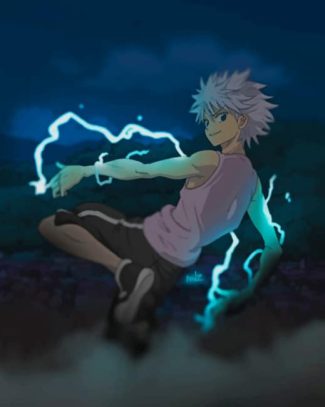 Killua Zoldyck Anime Paint By Numbers