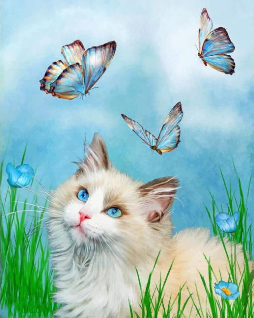 kitty-and-butterflies-paint-by-numbers