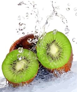 Aesthetic Fresh Kiwi Paint By Numbers