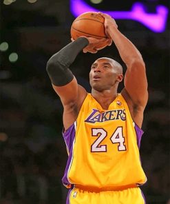 Legendary Kobe Bryant Lakers Paint By Numbers