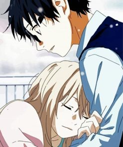 Kousei and Kaori Your Lie in April Paint By Numbers