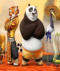 Kung Fu Panda Classic Paint By Numbers