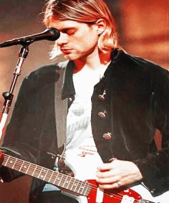Kurt Cobain Nirvana Icon Paint By Numbers