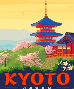 Kyoto Yasaka Pagoda Paint By Numbers