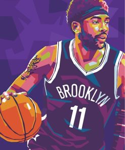 Kyrie Irving Brooklyn Nets Paint By Numbers