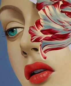 Flower Lady Women Paint By Numbers