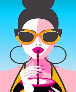 Elegant Woman Paint By Numbers