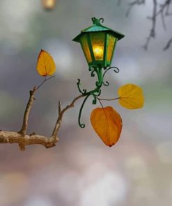 Tree Lamp Scenic Paint By Numbers